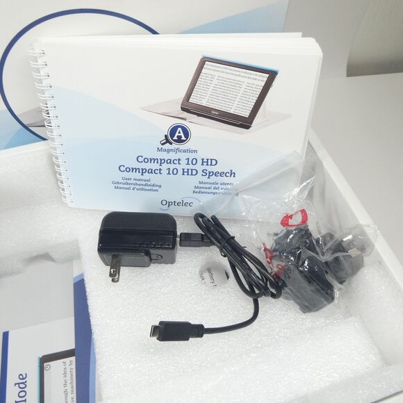 Optelec Compact 10 HD Speech Screen Magnifier Low Vision WORKS! - Picture 6 of 15
